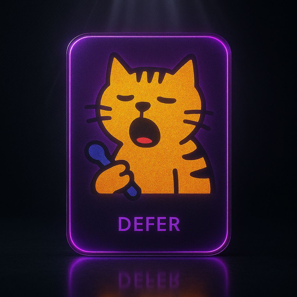 defer cat
