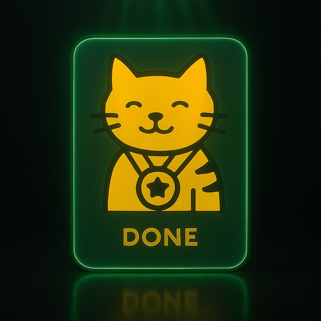 done cat